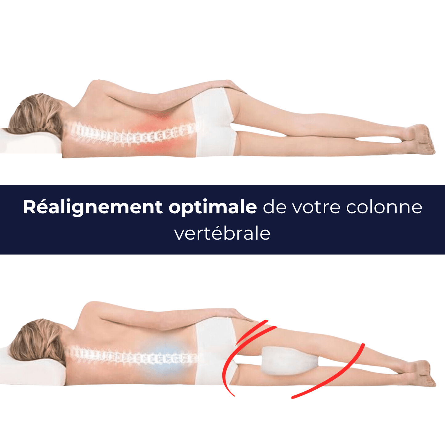 Coussin Orthopédique Genoux Antidouleur